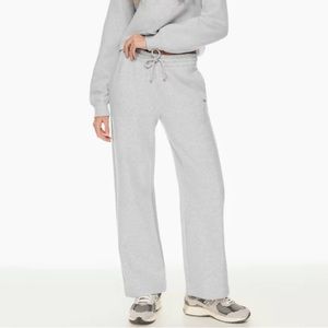 TNA cozy fleece wide leg sweatpant